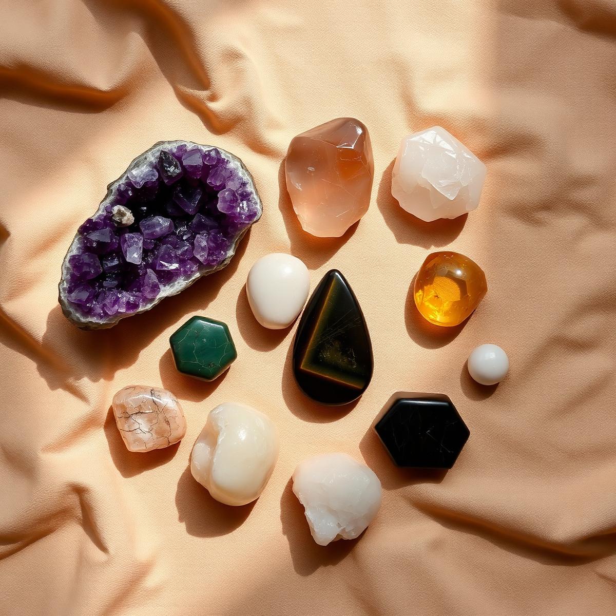 Natural healing crystals